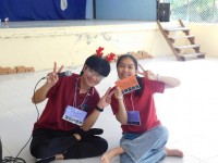 ชมรมอาสาพัฒนาและบำเพ็ญประโยชน์ จัดโครงการ { กิจกรรมเสริมสร้างความเป็นครูผ่านกิจกรรมนักศึกษาจิตสาธารณะ : ปลูกฝัน สานสัมพันธ์ สานศรัทธา } ณ โรงเรียนออนใต้วิทยา