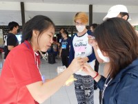 ชมรมอาสาพัฒนาและบำเพ็ญประโยชน์ จัดโครงการ { กิจกรรมเสริมสร้างความเป็นครูผ่านกิจกรรมนักศึกษาจิตสาธารณะ : ปลูกฝัน สานสัมพันธ์ สานศรัทธา } ณ โรงเรียนออนใต้วิทยา