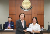 พิธีมอบทุนการศึกษาสนับสนุนค่าครองชีพ คณะศึกษาศาสตร์ ประจำปีการศึกษา 2565