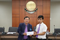 พิธีมอบทุนการศึกษาสนับสนุนค่าครองชีพ คณะศึกษาศาสตร์ ประจำปีการศึกษา 2565