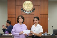 พิธีมอบทุนการศึกษาสนับสนุนค่าครองชีพ คณะศึกษาศาสตร์ ประจำปีการศึกษา 2565