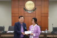 พิธีมอบทุนการศึกษาสนับสนุนค่าครองชีพ คณะศึกษาศาสตร์ ประจำปีการศึกษา 2565