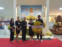 ผู้บริหาร คณาจารย์ นักศึกษา และเจ้าหน้าที่ คณะศึกษาศาสตร์ มช. ร่วมงานบำเพ็ญกุศล สวดอภิธรรม และฌาปนกิจศพ อาจารย์ไพบูลย์ อุปันโน