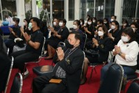 ผู้บริหาร คณาจารย์ นักศึกษา และเจ้าหน้าที่ คณะศึกษาศาสตร์ มช. ร่วมงานบำเพ็ญกุศล สวดอภิธรรม และฌาปนกิจศพ อาจารย์ไพบูลย์ อุปันโน