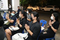ผู้บริหาร คณาจารย์ นักศึกษา และเจ้าหน้าที่ คณะศึกษาศาสตร์ มช. ร่วมงานบำเพ็ญกุศล สวดอภิธรรม และฌาปนกิจศพ อาจารย์ไพบูลย์ อุปันโน