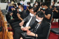 ผู้บริหาร คณาจารย์ นักศึกษา และเจ้าหน้าที่ คณะศึกษาศาสตร์ มช. ร่วมงานบำเพ็ญกุศล สวดอภิธรรม และฌาปนกิจศพ อาจารย์ไพบูลย์ อุปันโน