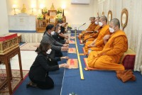 ผู้บริหาร คณาจารย์ นักศึกษา และเจ้าหน้าที่ คณะศึกษาศาสตร์ มช. ร่วมงานบำเพ็ญกุศล สวดอภิธรรม และฌาปนกิจศพ อาจารย์ไพบูลย์ อุปันโน