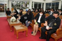 ผู้บริหาร คณาจารย์ นักศึกษา และเจ้าหน้าที่ คณะศึกษาศาสตร์ มช. ร่วมงานบำเพ็ญกุศล สวดอภิธรรม และฌาปนกิจศพ อาจารย์ไพบูลย์ อุปันโน