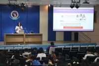 นักศึกษาชั้นปีที่ 2 ร่วมกิจกรรมการเสริมสร้างความฉลาดรู้ด้านสุขภาวะ และพหุวัฒนธรรมในยุคดิจิทัล รหัส 64
