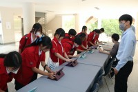 ผู้บริหารคณะศึกษาศาสตร์ มช. ให้การต้อนรับ ครูและนักเรียนโรงเรียนสตรีราชินูทิศ หวัดอุดรธานี เข้าเยี่ยมชมคณะ