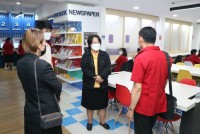 ผู้บริหารคณะศึกษาศาสตร์ มช. ให้การต้อนรับ ครูและนักเรียนโรงเรียนสตรีราชินูทิศ หวัดอุดรธานี เข้าเยี่ยมชมคณะ