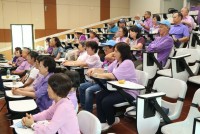 ผู้บริหารคณะศึกษาศาสตร์ มช. ให้การต้อนรับนักศึกษาเก่ารหัส 162 จำนวน 70 คน เข้าเยี่ยมคณะในโอกาสครบรอบ 50 ปี รหัส 162