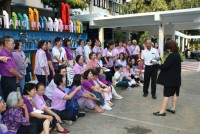 ผู้บริหารคณะศึกษาศาสตร์ มช. ให้การต้อนรับนักศึกษาเก่ารหัส 162 จำนวน 70 คน เข้าเยี่ยมคณะในโอกาสครบรอบ 50 ปี รหัส 162