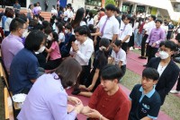 นักศึกษาชั้นปีที่ 4 และ 5 รหัส 61 และ 62 ร่วมงาน { ส่งลูกกลับบ้าน นำปณิธานฯ ที่เป็นจริง } ปีการศึกษา 2565