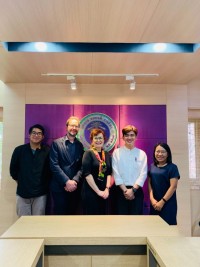 ผู้บริหารคณะศึกษาศาสตร์ และคณาจารย์สาขาวิชาสังคมศาสตร์การศึกษา ให้การต้อนรับอาคันตุกะจาก The University of Illinois Urbana-Champaign, USA