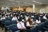 นักศึกษาชั้นปีที่ 3 รหัส 63 ร่วมสะท้อนแนวคิดวิชาชีพครู ในงานสัมมนานักศึกษาฝึกปฏิบัติงานวิชาชีพครู กระบวนวิชา 100391 ภาคเรียนที่ 2/2565