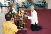 พิธีทำบุญสำนักงาน หน่วยศิษย์เก่าสัมพันธ์ คณะศึกษาศาสตร์ มหาวิทยาลัยเชียงใหม่