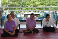 พิธีทำบุญสำนักงาน หน่วยศิษย์เก่าสัมพันธ์ คณะศึกษาศาสตร์ มหาวิทยาลัยเชียงใหม่