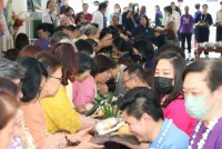 คณะศึกษาศาสตร์ มช. จัดงาน พิธีดำหัวคณบดี อดีตคณบดี คณาจารย์ และบุคลากรอาวุโส ประจำปี พ.ศ. 2566 { จุ้มอกเย็นใจ๋ ปี๋ใหม่เมือง ศึกษาฯ 55 ปี น้อมสูมาคารวะคุณ }
