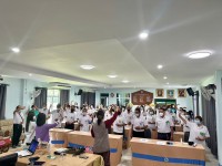 ประธานสาขาวิชาบริหารธุรกิจ นำนักศึกษาลงพื้นที่เป็นวิทยากรบรรยายให้ความรู้เรื่องการดูแลสุขภาพ ณ โรงเรียนผู้สูงอายุตำบลมะขุนหวาน