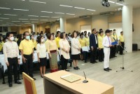  คณะศึกษาศาสตร์ มช. จัดพิธีถวายพระพรชัยมงคลเนื่องในวันเฉลิมพระชนมพรรษา พระบาทสมเด็จพระเจ้าอยู่หัวฯ 71 พรรษา และ พิธีถวายสัตย์ปฏิญาณเพื่อเป็นข้าราชการที่ดีและพลังของแผ่นดิน