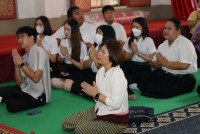  คณะศึกษาศาสตร์ มช. ถวายเทียนจำนำพรรษา เนื่องในเทศกาลเข้าพรรษาประจำปี 2566 ณ วัดสวนพริก วัดใหม่ห้วยทราย และวัดโป่งน้อย