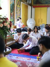  คณะศึกษาศาสตร์ มช. ถวายเทียนจำนำพรรษา เนื่องในเทศกาลเข้าพรรษาประจำปี 2566 ณ วัดสวนพริก วัดใหม่ห้วยทราย และวัดโป่งน้อย