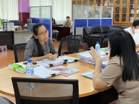 คณะศึกษาศาสตร์ มช. ลงพื้นที่เพื่อติดตามผลการพัฒนาสมรรถนะครูและผู้บริหารในการจัดการเรียนรู้แนวใหม่ที่สอดรับวิสัยทัศน์และพันธกิจของโรงเรียนในพื้นที่นวัตกรรมการศึกษา ณ โรงเรียนสันป่าตอง(สุวรรณราษฎร์วิทยาคาร)