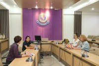 ผู้บริหารคณะศึกษาศาสตร์ ให้การต้อนรับต้อนรับบุคลากรด้านวิเทศสัมพันธ์ จาก Eötvös Loránd University (ELTE) ประเทศฮังการี