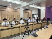 ผู้บริหารคณะศึกษาศาสตร์ ให้การต้อนรับอาคันตุกะจาก จาก Hokkaido University of Education ประเทศญี่ปุ่น