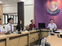 ผู้บริหารคณะศึกษาศาสตร์ ให้การต้อนรับอาคันตุกะจาก จาก Hokkaido University of Education ประเทศญี่ปุ่น