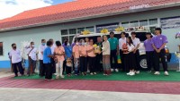 ประธานสาขาวิชาบริหารธุรกิจ นำนักศึกษากระบวนวิชาการ 076444 ลงพื้นที่เป็นวิทยากรบรรยายให้ความรู้เรื่องการดูแลสุขภาพ ณ โรงเรียนผู้สูงอายุตำบลมะขุนหวาน