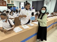 ประธานสาขาวิชาบริหารธุรกิจ นำนักศึกษากระบวนวิชาการ 076444 ลงพื้นที่เป็นวิทยากรบรรยายให้ความรู้เรื่องการดูแลสุขภาพ ณ โรงเรียนผู้สูงอายุตำบลมะขุนหวาน