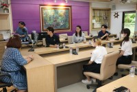 นักศึกษาแลกเปลี่ยนจาก Kanda University of International Studies เข้ารับมอบประกาศนียบัตร ก่อนเดินทางกลับประเทศญี่ปุ่น