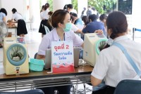 ชมรมอาสาพัฒนาฯ และหน่วยพัฒนาคุณภาพนักศึกษา ร่วมกับ รพ.สวนดอก และกองพัฒนานักศึกษา จัดกิจกรรม ปลุกจิตสำนึกสาธารณะ : นักศึกษาครู มช. ร่วมใจต่อชีวิต บริจาคโลหิตเพื่อทุกคน