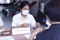 ชมรมอาสาพัฒนาฯ และหน่วยพัฒนาคุณภาพนักศึกษา ร่วมกับ รพ.สวนดอก และกองพัฒนานักศึกษา จัดกิจกรรม ปลุกจิตสำนึกสาธารณะ : นักศึกษาครู มช. ร่วมใจต่อชีวิต บริจาคโลหิตเพื่อทุกคน