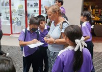 Field trip for ITPC English Language Learners (Foreign Tourist Interview)