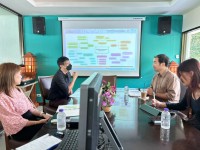 บุคลากรคณะศึกษาศาสตร์ มช. ให้การต้อนรับบุคลากรงานบริหารงานวิจัย บริการวิชาการ และวิเทศสัมพันธ์ คณะนิติศาสตร์ มช. เข้าศึกษาดูงานด้านการบริการวิชาการแบบหารายได้