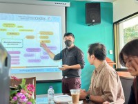 บุคลากรคณะศึกษาศาสตร์ มช. ให้การต้อนรับบุคลากรงานบริหารงานวิจัย บริการวิชาการ และวิเทศสัมพันธ์ คณะนิติศาสตร์ มช. เข้าศึกษาดูงานด้านการบริการวิชาการแบบหารายได้