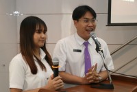 สาขาวิชาภาษาอังกฤษ ให้การต้อนรับผู้บริหาร ครูและนักเรียนจากโรงเรียนบางพลีราษฎร์บำรุง จังหวัดสมุทรปราการ เข้าเยี่ยมชมทัศนศึกษาและทำกิจกรรมร่วมกัน