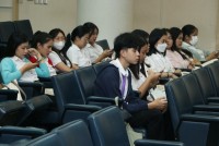  ผู้บริหารคณะศึกษาศาสตร์ พบปะนักศึกษา ป.ตรี ชั้นปีที่ 2-3 รหัส 64-65 เพื่อรับฟังความคิดเห็นปัญหาและอุปสรรคในด้านการเรียนการสอนและการใช้ชีวิตในรั้วมหาวิทยาลัย