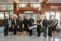 ผู้บริหาร คณาจารย์ และบุคลากร คณะศึกษาศาสตร์ มช. ร่วมงานบำเพ็ญกุศล สวดอภิธรรม และพิธีมอบร่าง ผศ.ลมูล จันทน์หอม