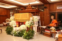 ผู้บริหาร คณาจารย์ และบุคลากร คณะศึกษาศาสตร์ มช. ร่วมงานบำเพ็ญกุศล สวดอภิธรรม และพิธีมอบร่าง ผศ.ลมูล จันทน์หอม