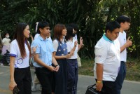 ผู้บริหาร นักศึกษา เจ้าหน้าที่คณะศึกษาศาสตร์ ครูและนักเรียน รร.สาธิตฯ มช. ร่วมพิธีทอดถวายผ้ากฐินมหาวิทยาลัยเชียงใหม่ ประจำปี 2566