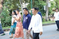 ผู้บริหาร นักศึกษา เจ้าหน้าที่คณะศึกษาศาสตร์ ครูและนักเรียน รร.สาธิตฯ มช. ร่วมพิธีทอดถวายผ้ากฐินมหาวิทยาลัยเชียงใหม่ ประจำปี 2566