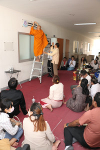 ภาควิชาพื้นฐานและการพัฒนาการศึกษา จัดพิธีทำบุญเปิดห้องสาขาวิชาจิตวิทยาการศึกษาและการแนะแนว
