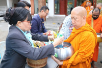  คณะศึกษาศาสตร์ มช. จัดพิธีทำบุญตักบาตรเนื่องในงานกิจกรรมรำลึกพระคุณครู ประจำปี 2567
