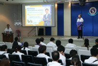 ผู้บริหารคณะศึกษาศาสตร์ ให้การต้อนรับอธิการบดีมหาวิทยาลัยเชียงใหม่ เข้าให้โอวาทคณะนักกีฬามหาวิทยาลัยเชียงใหม่ ที่จะเข้าร่วมการแข่งขัน กีฬามหาวิทยาลัยครั้งที่ 49