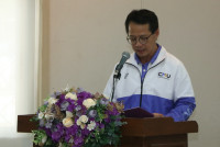 ผู้บริหารคณะศึกษาศาสตร์ ให้การต้อนรับอธิการบดีมหาวิทยาลัยเชียงใหม่ เข้าให้โอวาทคณะนักกีฬามหาวิทยาลัยเชียงใหม่ ที่จะเข้าร่วมการแข่งขัน กีฬามหาวิทยาลัยครั้งที่ 49