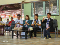 ผู้บริหารคณะศึกษาศาสตร์ ให้การต้อนรับนักศึกษารหัส 17 ในโอกาสเข้ามอบทุนการศึกษาและจัดกิจกรรมคืนสู่เหย้า รหัส 172